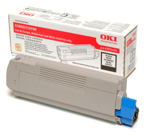 Oki Toner originale  43324424 Nero