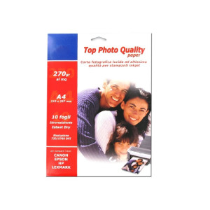 J-Print Carta A4 per foto 10 fogli 270gr
