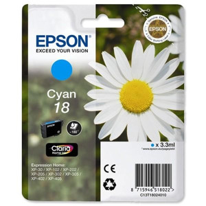 Epson Cartuccia originale  T1802 Ciano