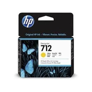 HP Cartuccia Inchiostro 712 colore giallo 29 ml.