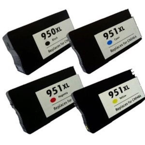 HP 4 Cartucce compatibili  950XL e  951XL