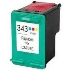 HP Cartuccia rigenerata  343 Colori
