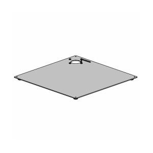 SpacePole Bodenplatte 400 x 400mm