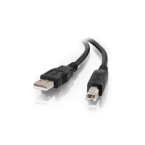 USB Kabel (A/B), 2m, schwarz