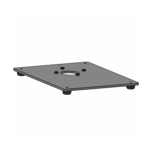 SpacePole Bodenplatte 200 x 250mm
