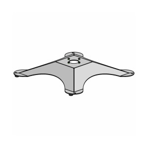 SpacePole Bodenplatte 450 x 450mm