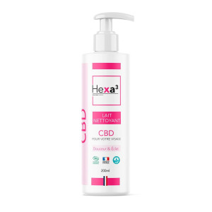 Lait Nettoyant CBD 200ml HexaVITAÂ® - Hexa3
