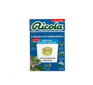 Ricola cukierki ziołowe Alpejska Świeżość - Mentol 27,5 grama
