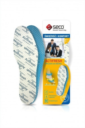 SECO Wkładki do butów Actifresh antybakteryjne 36/38