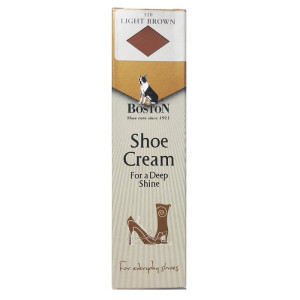 SECO Krem w tubce do butów i skóry Boston jasny brąz 50 ml