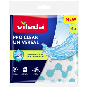 Ściereczka uniwersalna z enzymami Vileda Pro Clean 4 szt.
