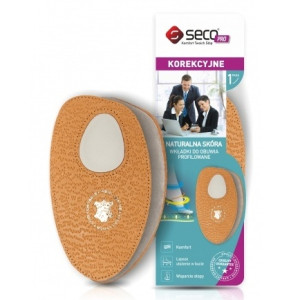 SECO Półwkładki z pelotą metatarsalną skórzane r. 39/40