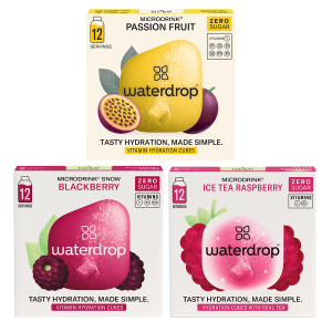 Waterdrop Microdrink BLACKBERRY SKY RASPBERRY Zestaw