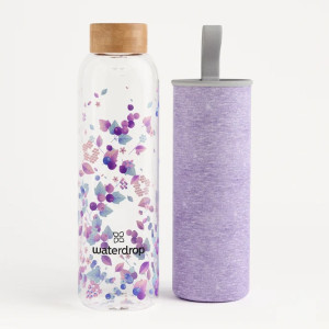 WATERDROP BOOST szklana butelka 600ml