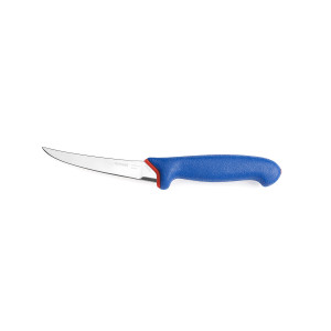 Nóż trybownik Giesser 12250 13b - 13 cm wygięty półelastyczny niebieski