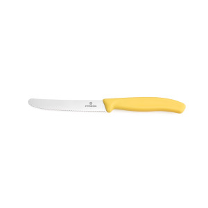 Nóż do warzyw i owoców Victorinox 6.7838.C1 - 11 cm prosty żółty