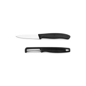 Zestaw noża z obieraczką Victorinox 6.7113.21 czarny