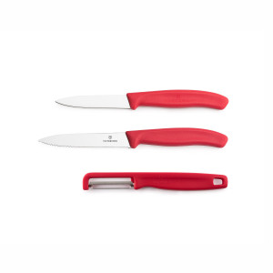 Zestaw noży z obieraczką Victorinox 6.7111.33C1 czerwony