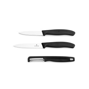 Zestaw noży z obieraczką Victorinox 6.7113.33 czarny