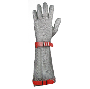 Rękawica metalowa Niroflex Easyfit 19 cm z paskiem rozm. XS, S, M, L, XL