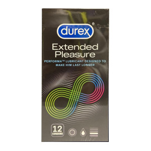 Durex Extended Pleasure Condoms 12's