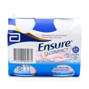 Abbott Ensure Compact Strawberry 4x125ml