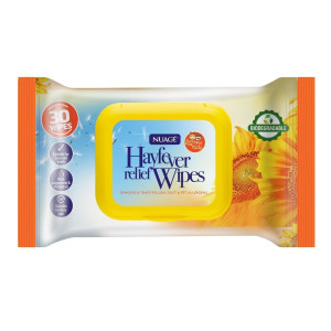 Nuage Hayfever Relief Wipes 30's