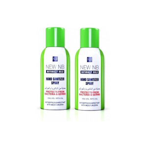 New NB Hand Sanitiser Spray 120ml 70% Alcohol 2 Pack