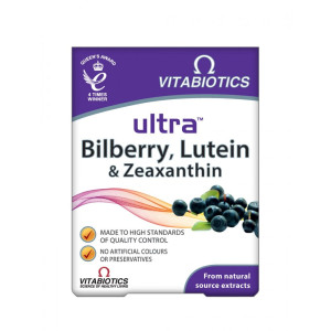 Vitabiotics Ultra Bilberry Lutein+Zeaxanthn 30's