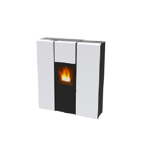 Stufa A Pellet Idro Mcz Flux Hydro - 16 Kw Bianca