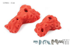 chwyty wspinaczkowe set CORAL