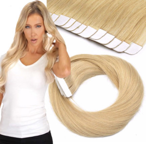 20 najdłuższych taśm kanapek włosy naturalne doczepiane 62 cm 60 gramów.