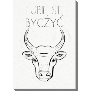 Obraz 50x70 cm - Byczyć się