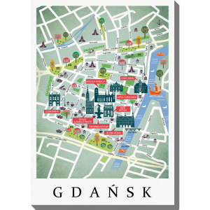 Obraz 50x70 cm - Gdańsk
