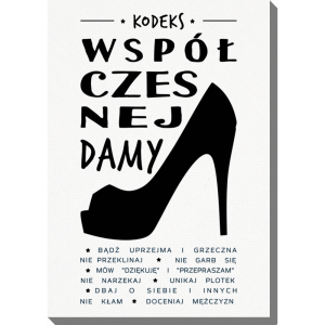 Obraz 40x50 cm - Kodeks ze szpilką