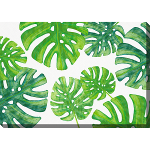 Obraz 70x50 cm - Tropikalne Liście