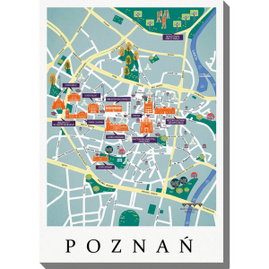 Obraz 50x70 cm - Poznań
