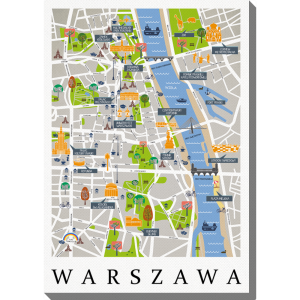 Obraz 30x40 cm - Warszawa