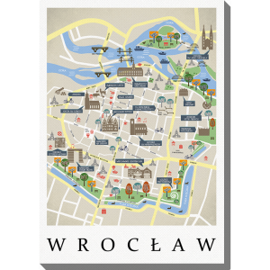 Obraz 50x70 cm - Wrocław