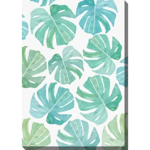 Obraz 80x110 cm - Akwarelowa monstera