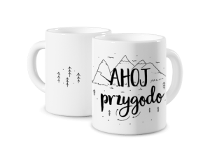 Kubek z nadrukiem - Ahoj przygodo