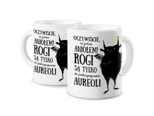 Kubek magiczny z nadrukiem - Aureola
