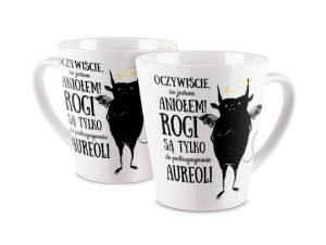 Kubek latte z nadrukiem - Aureola