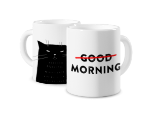 Kubek z nadrukiem - Bad Morning