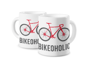 Kubek magiczny z nadrukiem - Bikeoholic