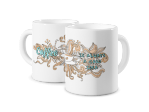 Kubek magiczny z nadrukiem - Coffee