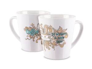 Kubek latte z nadrukiem - Coffee
