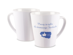 Kubek latte z nadrukiem - Darmowy Facebook