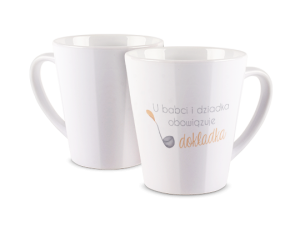 Kubek latte z nadrukiem - Dokładka