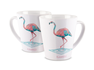 Kubek latte z nadrukiem - Flaming